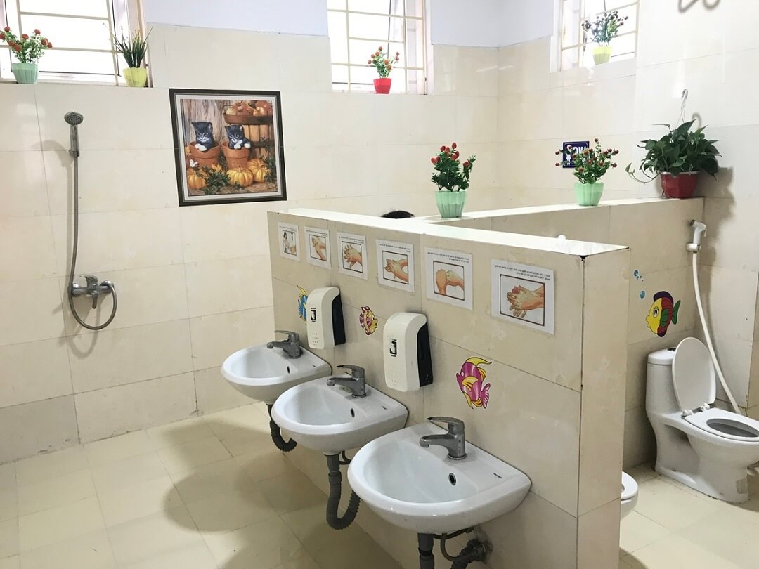Tiêu chuẩn thiết kế khu vệ sinh trường tiểu học