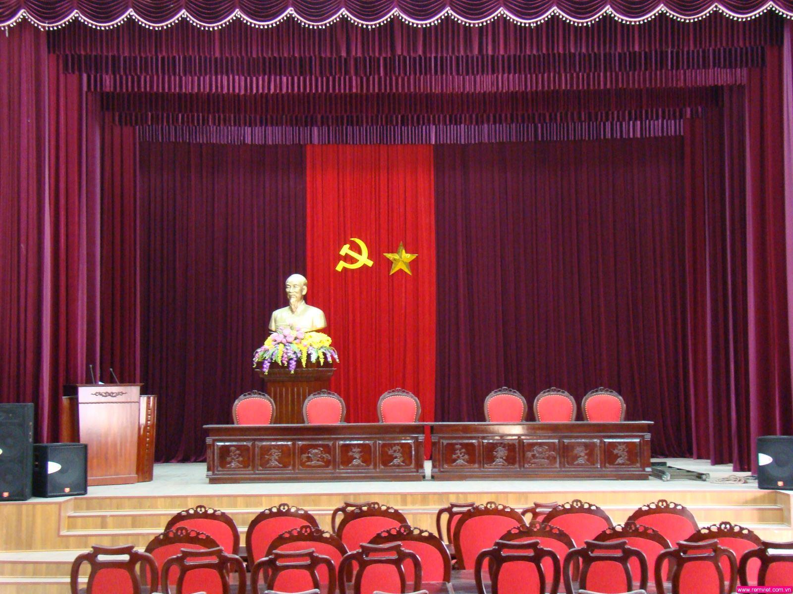 Thiết kế phông rèm tại sân khấu